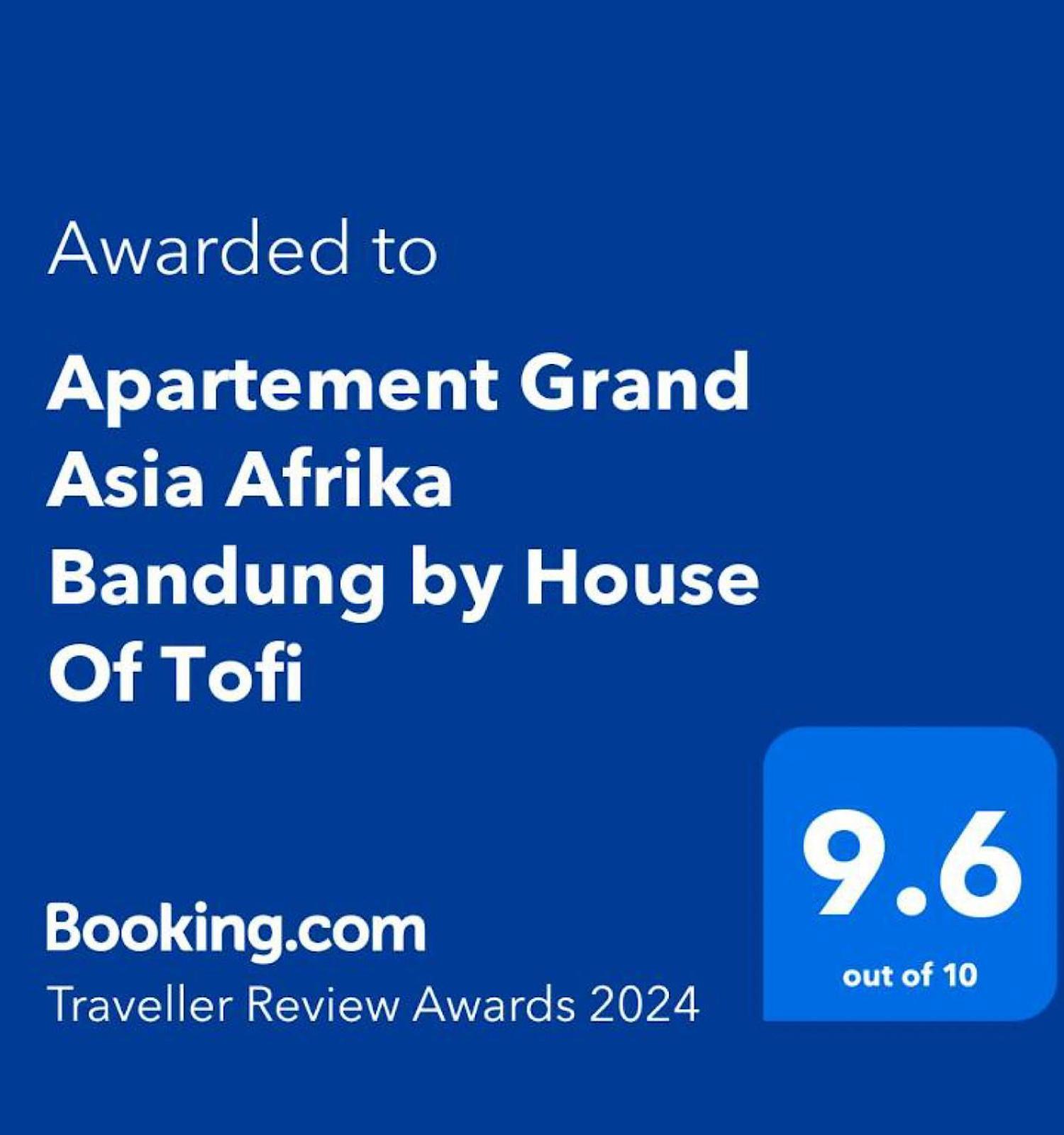 Apartement Grand Asia Afrika Bandung by House Of Tofi Exterior foto